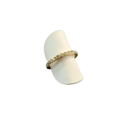 White Leatherette Ring Disc