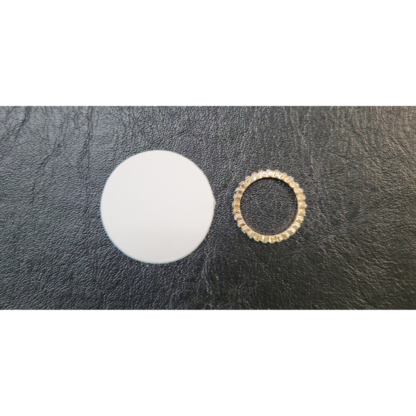 White Leatherette Ring Disc - Image 3