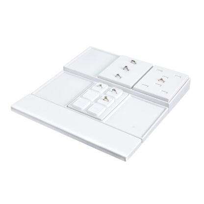 White Leatherette VT Range Insert for Displaying 6 x 150 Pods, 140 x 180mm - Image 2