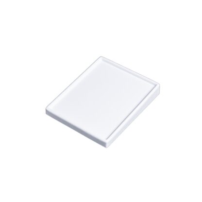 White Leatherette VT Range Low Plinth (Holds 1 VT 140 x 180mm Insert ) 200 x 155 x 25mm