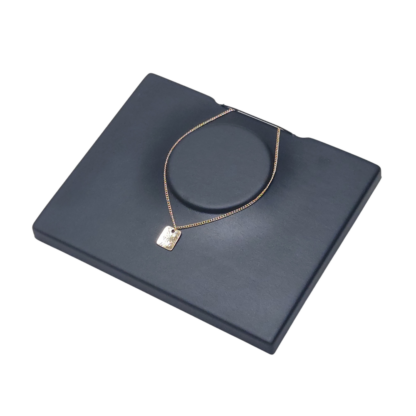 Black Leatherette Wave Display Series Insert for Necklace 205 x 165mm - Image 3