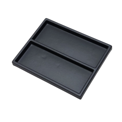 Black Leatherette Wave Display Series 2-Cavity Tray for Pendant/Earring Insert s 165 x 205mm