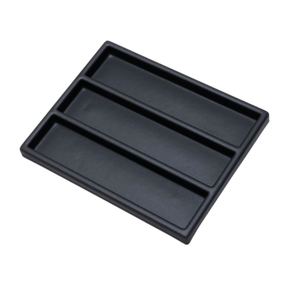 Black Leatherette Wave Display 3-Cavity Tray for Pendant/Earring Insert s 205 x 165mm