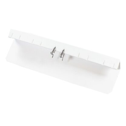 White Leatherette Wave Display 3-Cavity Tray for Pendant/Earring Insert s 205 x 165mm - Image 5