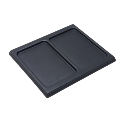 Black Leatherette 2-Insert Tray 200 x 240mm - Image 4