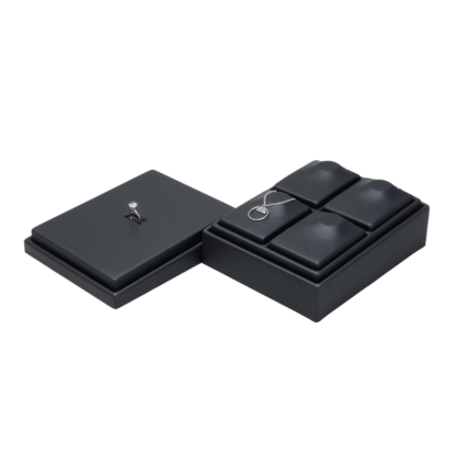 Black Leatherette VT Range Medium Plinth (Holds 1 VT 140 x 180mm Insert ) 200 x 155 x 50mm - Image 4