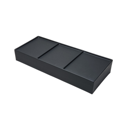 Black Leatherette VT Range High Plinth Module 470 x 200 x 75mm - Image 4