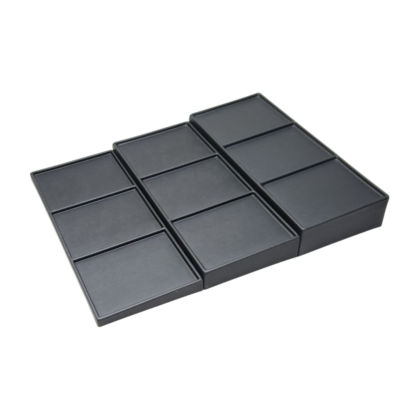 Black Leatherette VT Range Low Plinth Module 470 x 200 x 25mm - Image 7