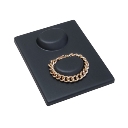 Black Leatherette VT Range Insert  for Displaying 2 Bracelets Display 140 x 180mm