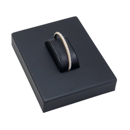 Black Leatherette VT Range Insert  for Displaying a Watch or Bangle with one Cushion Display 140 x 180mm