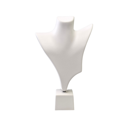 Medium Bust RH facing in White Leatherette 300w x 480h mm