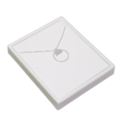 Ostendo Range Tray Module 100 x 120mm in White Leatherette for holding 2 Pendants