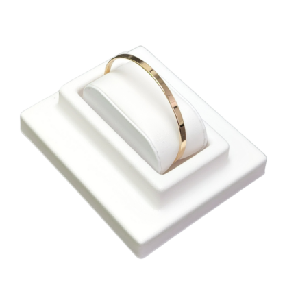 Ostendo Range Tray Module 100 x 120mm in White Leatherette for holding a Watch or Bangles