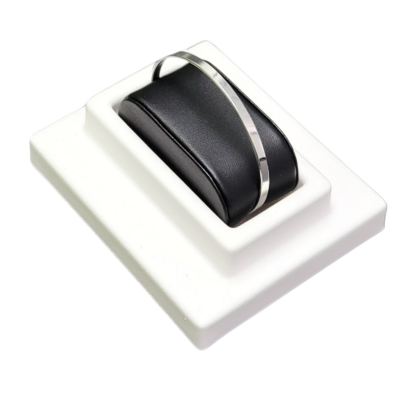 Ostendo Range Tray Module 100 x 120mm in White Leatherette for holding a Watch or Bangles - Image 2