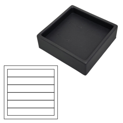 Pod System insert Tray 100 x 100mm with 5 slots for Rings/Earrings