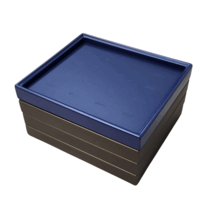 White Leatherette 6 Cavity Insert for DST2723 Outer Tray - Image 4