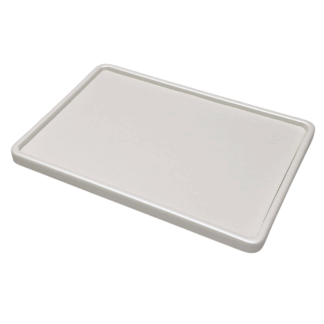 Brushed Pearl Leatherette Serving Tray 350 x 240 x17mm