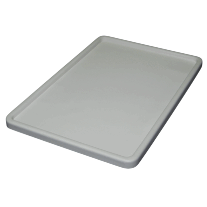 White Leatherette Serving Tray with White Pad 350 x 240 x 17mm
