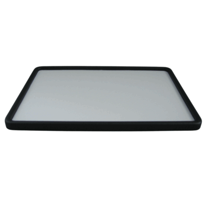 Black & White Leatherette Serving Tray 350 x 240 x 17mm