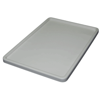 White Leatherette Serving Tray with White Pad 350 x 240mm