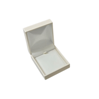 Classic Minimalistic Style Pendant Box in Champagne with White interior
